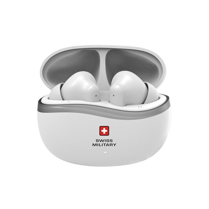 Swiss Military Victor 8 True Wireless Earbuds – White |SM-VICTOR8-ANC-WL