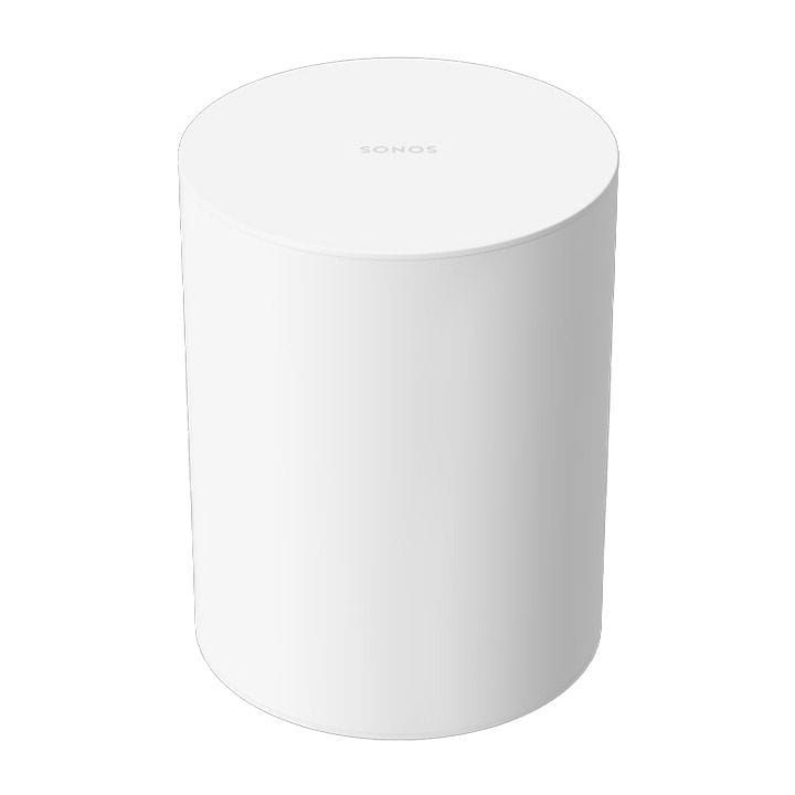 Sonos Sub Mini Subwoofer, Powerful Deep Bass, Immersive Sound Experience, Compact Powerful Design, Wireless Connectivity, Easy Control - White - SUBM1UK1WHT