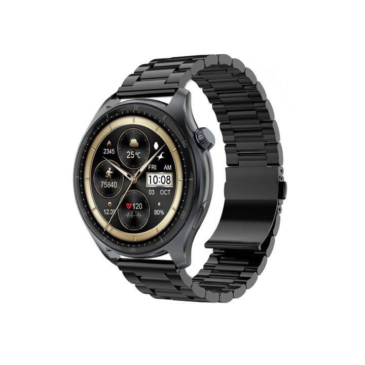Titan Fastrack Elite Smart Watch 1.43″ HD Round Display Health Suite – Black | 38172NM01