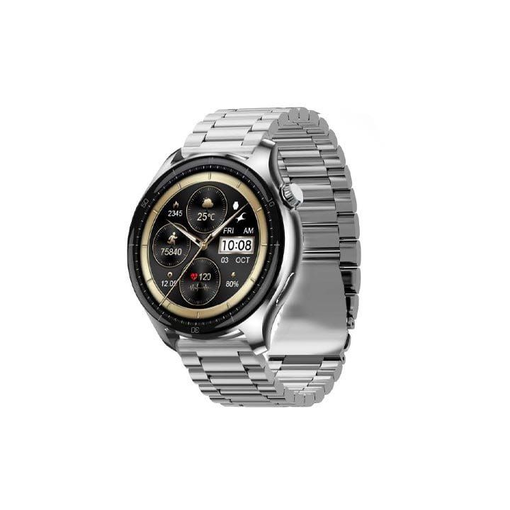 Titan Fastrack Elite Smart Watch 1.43″ HD Round Display Health Suite – Silver | 38172SM01