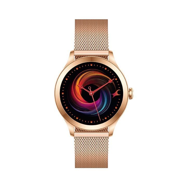 Titan Fastrack Vybe Smart Watch 1.19″ AMOLED Women’s Health Suite – Rose Gold | 68053WM01