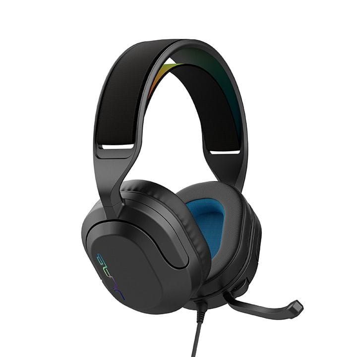 JLab Multi-Platform Wired Over-Ear Gaming Headset with Flip-Up Boom Mic 3.5mm – Black | GHNHTFALLRBLK4