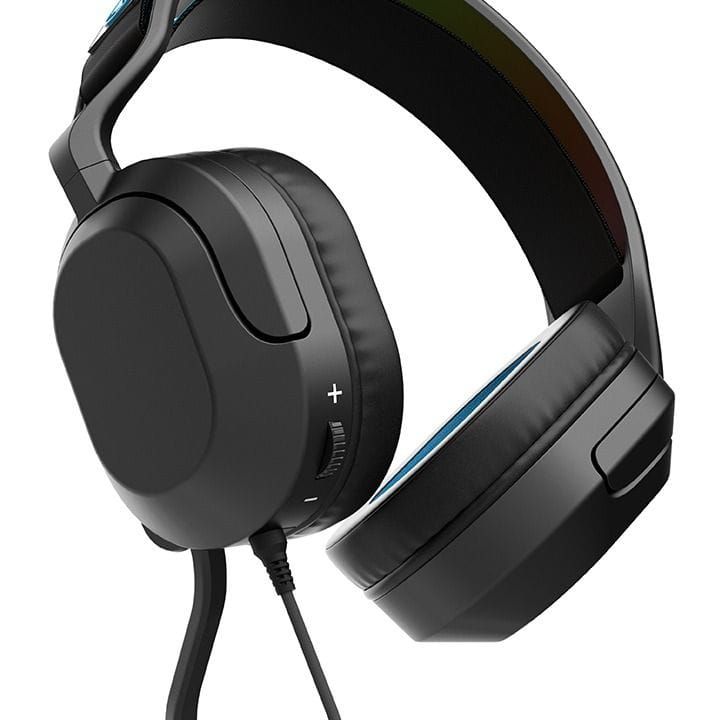 JLab Multi-Platform Wired Over-Ear Gaming Headset with Flip-Up Boom Mic 3.5mm – Black | GHNHTFALLRBLK4
