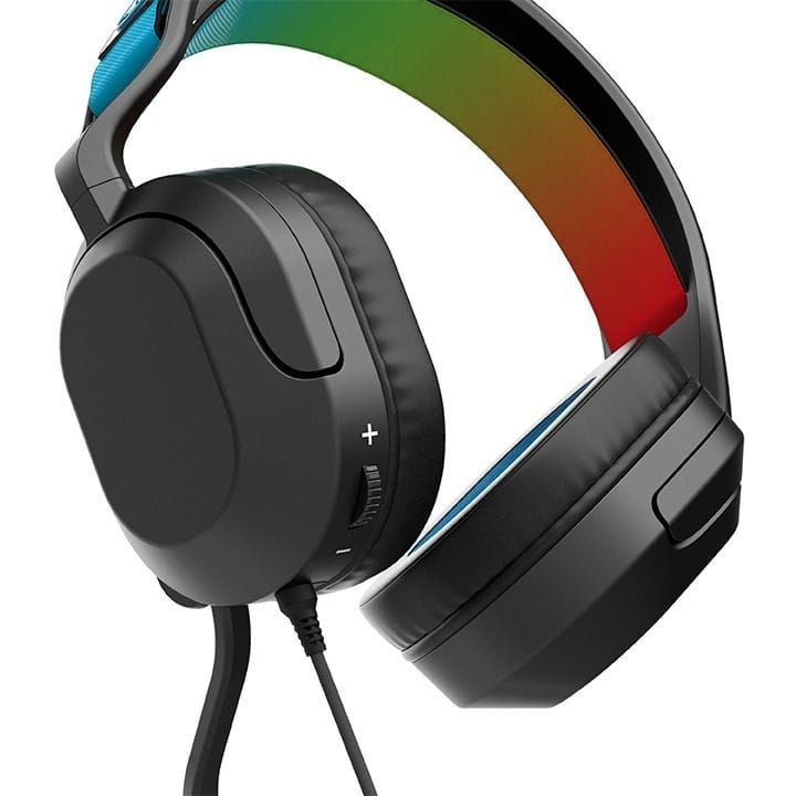 JLab Multi-Platform Wired Over-Ear Gaming Headset with Flip-Up Boom Mic 3.5mm – Black | GHNHTFALLRBLK4