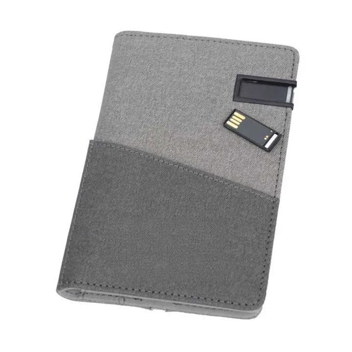 Personalized Santhome Krim Multi-Functional Passport Holder – 4000mAh Powerbank, 8GB USB, LCD Display, Micro & Lightning Cable – Travel Organizer