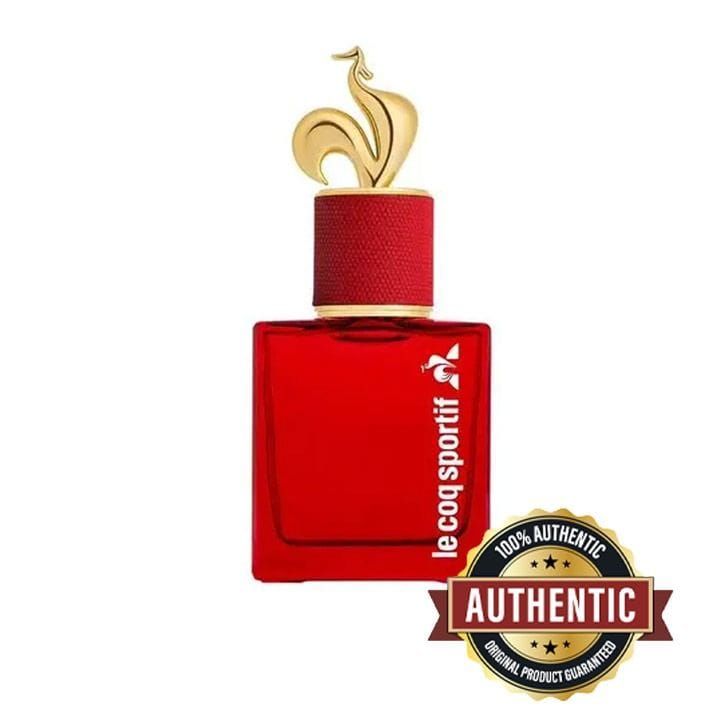 Le Coq Sportif Rouge Énergie Eau de Parfum for Women 100ml – Cherry, Pink Berries, Peony & Vanilla Floral Fruity Long-Lasting Fragrance | LCS30003
