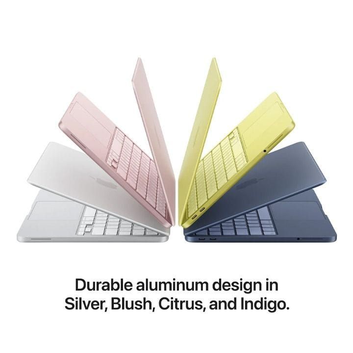 Apple MacBook Neo 13" Laptop – A18 Pro Chip, 6-Core CPU, 5-Core GPU, Liquid Retina Display, 8GB RAM, 512GB SSD, Touch ID | Indigo – MHFG4AB/A