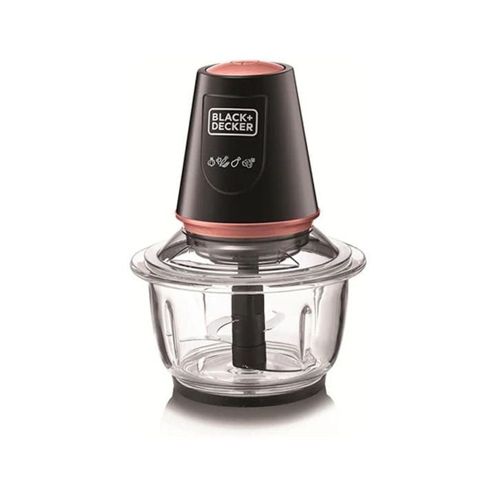 مفرمة زجاجية متعددة الوظائف بلاك+ديكر 400 واط - أسود - GC430-B5