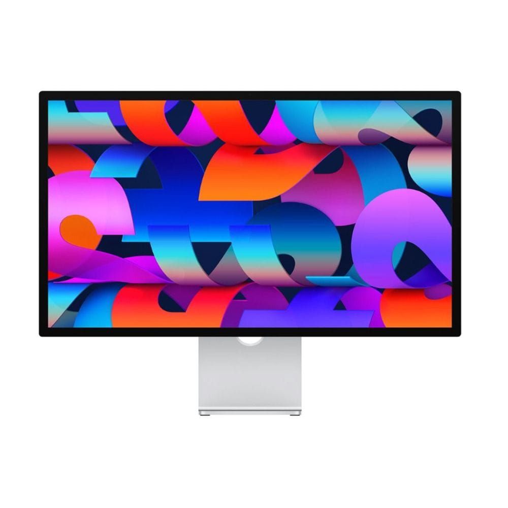Apple Studio Display 27" 5K Retina Monitor, Standard Glass, 600 Nits, Tilt & Height-Adjustable Stand | Silver - MYJF3AE/A