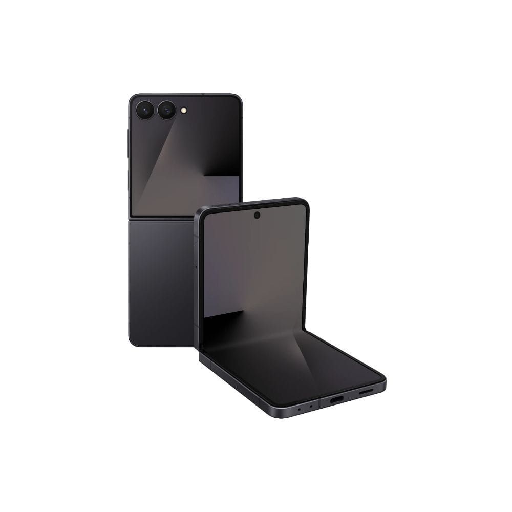Samsung Galaxy Z Flip7 5G Smartphone 512GB with FlexWindow Display, Galaxy AI Features, Dual Rear Cameras & Foldable Pocket Design | Jet Black - SM-F766BZKEMEA