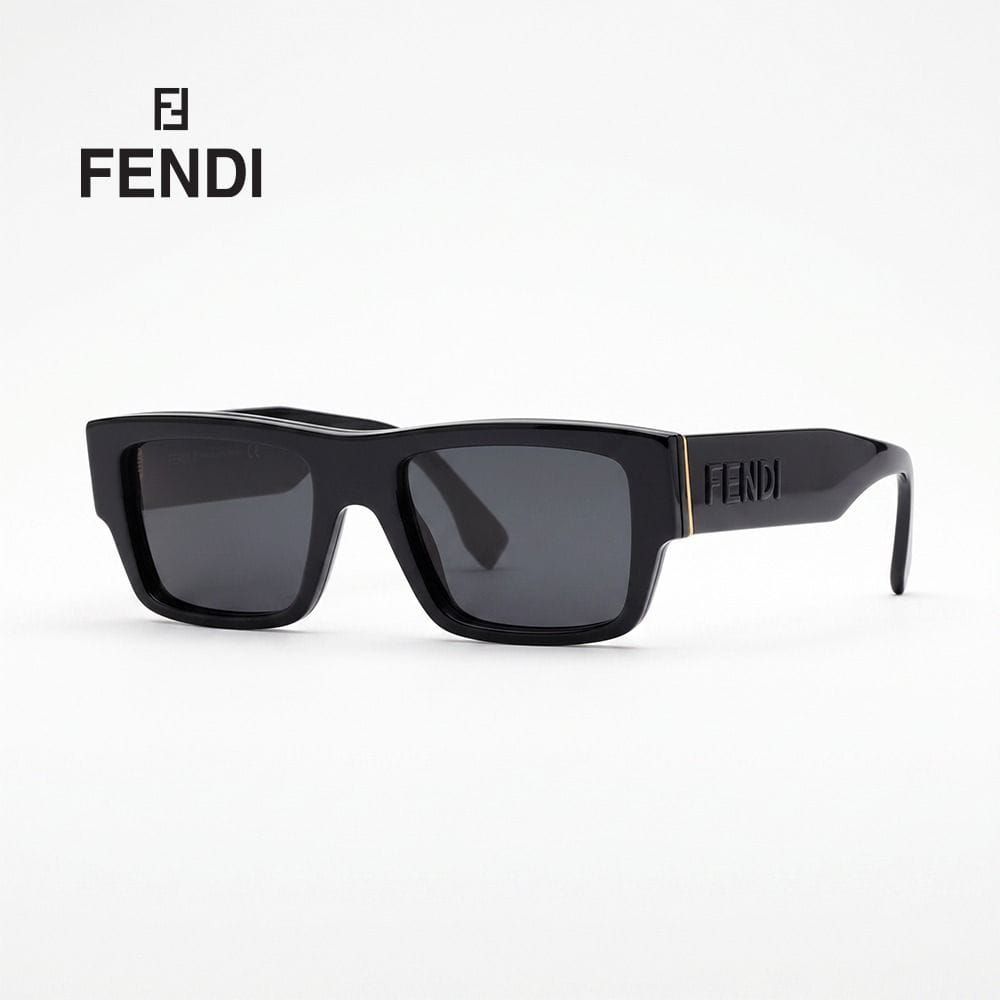 Fendi Men FE40118I Cat-Eye Sunglasses - Oversized Acetate Frame, Gradient UV Protection Lenses, Luxury Italian Designer Eyewear | 192337151903