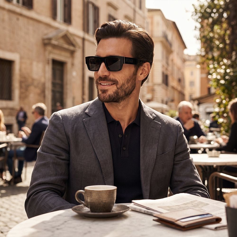 Fendi FE40118I Cat-Eye Sunglasses – Oversized Acetate Frame, Gradient UV Protection Lenses, Luxury Italian Designer Eyewear | 192337151903