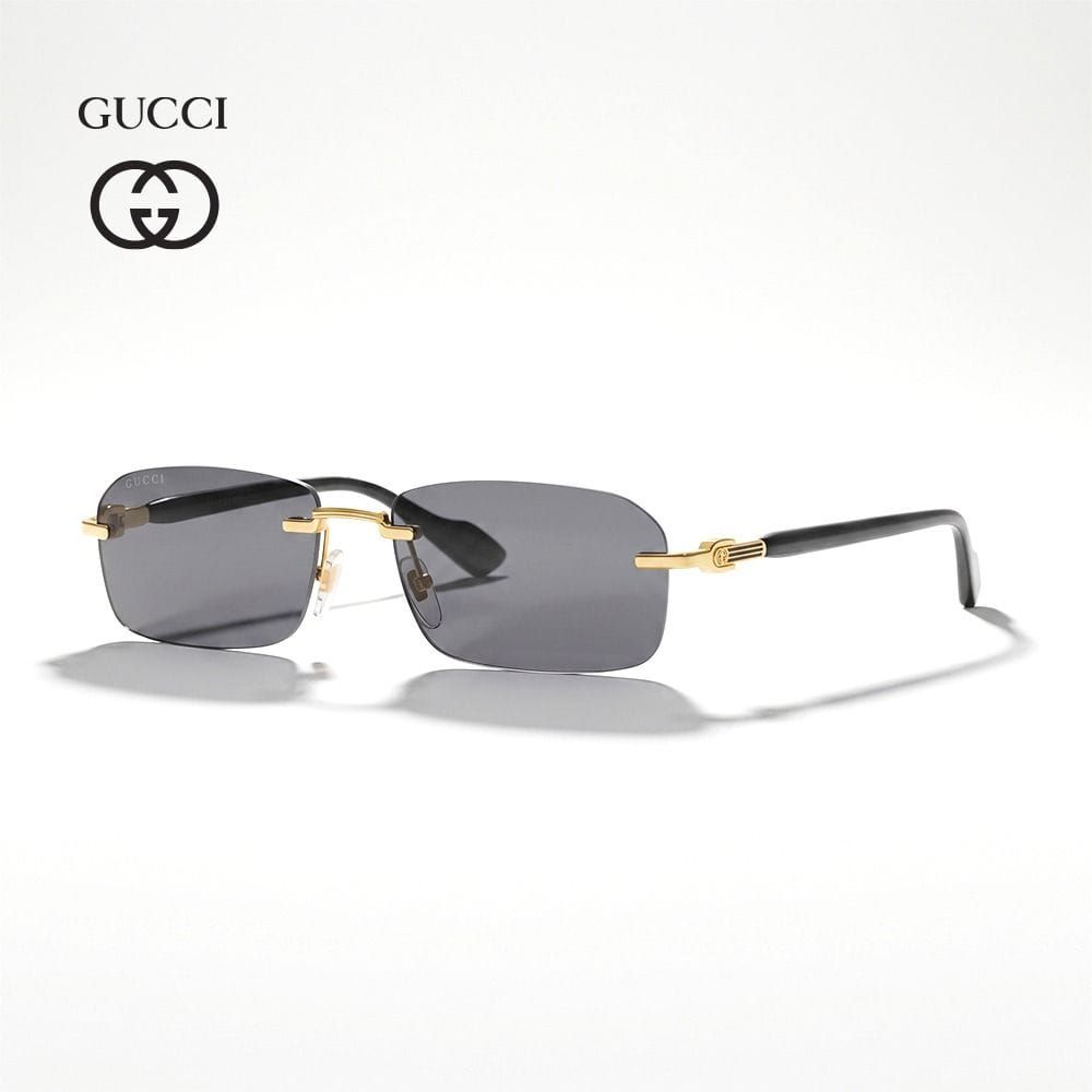 Gucci Unisex GG1221S Square Sunglasses - Bold Acetate Frame, Gradient UV Protection Lenses, Luxury Italian Designer Eyewear | 889652394190
