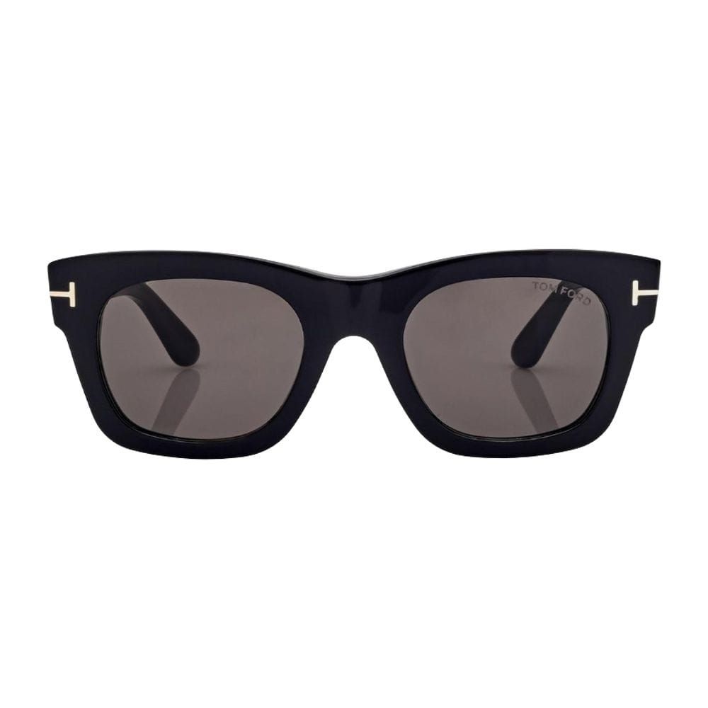 Tom Ford Emma-02 FT1314 Sunglasses – Oversized Butterfly Frame, Acetate Designer Eyewear, UV Protection Lenses | Black/Grey - 889214626141