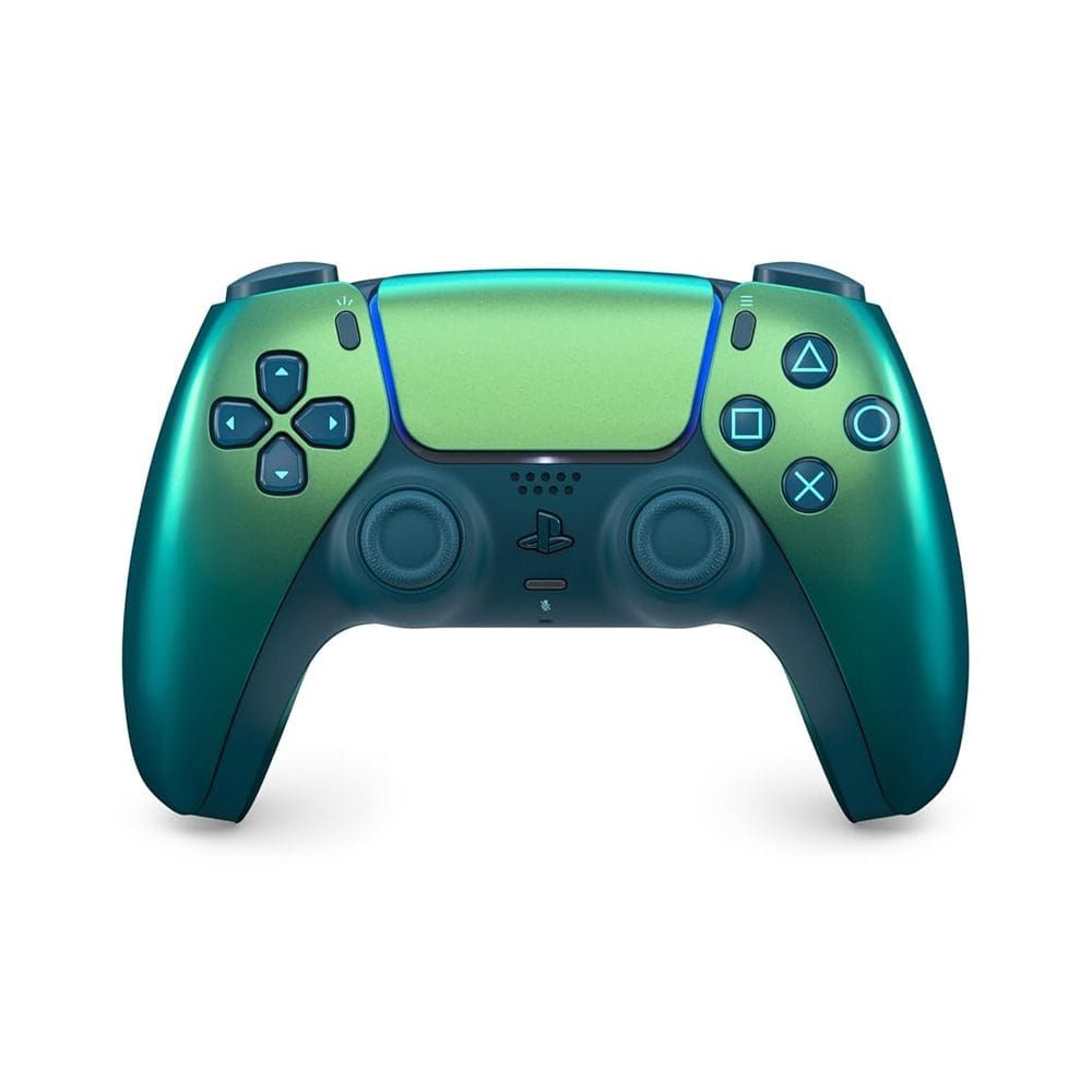 Sony PlayStation 5 DualSense Wireless Controller with Haptic Feedback, Adaptive Triggers, Built-in Microphone & Signature Comfort Design | Chrome Teal - 711719587569