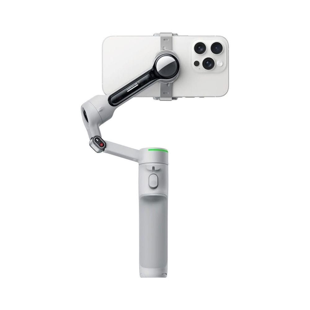 Insta360 Flow 2 Pro Creator Bundle Smartphone Gimbal, 3-Axis Stabilization, Deep Track 3.0, Built-In Selfie Stick & Tripod, Gesture Control | Stone Gray - 6970357859252