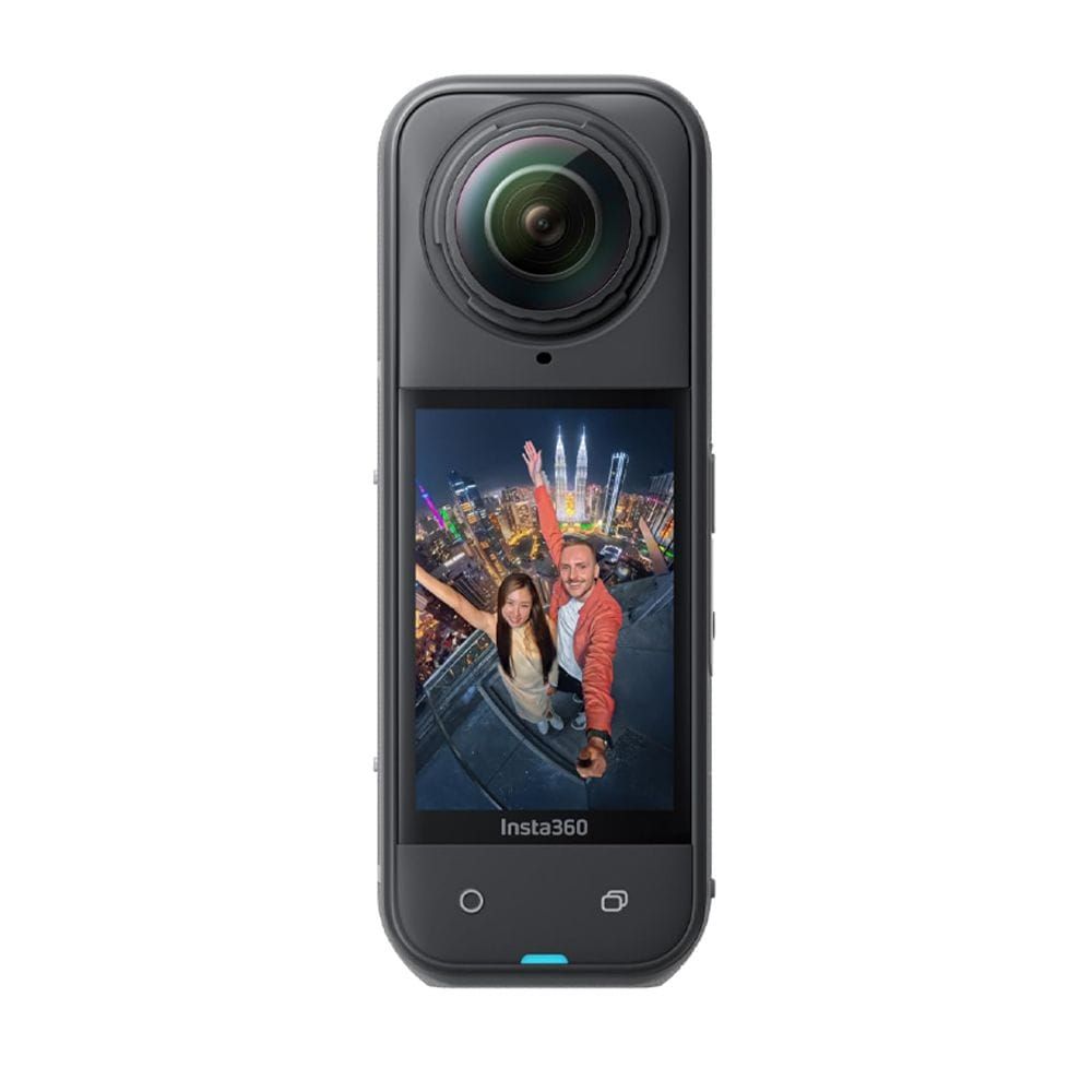 كاميرا إنستا360 X5 – باقة الدراجات النارية، تصوير فيديو 8K بزاوية 360 درجة، صور بدقة 72 ميجابكسل، تثبيت فلو ستيت، عدسات قابلة للاستبدال، مجموعة تثبيت للدراجات النارية | أسود - 6977644761472