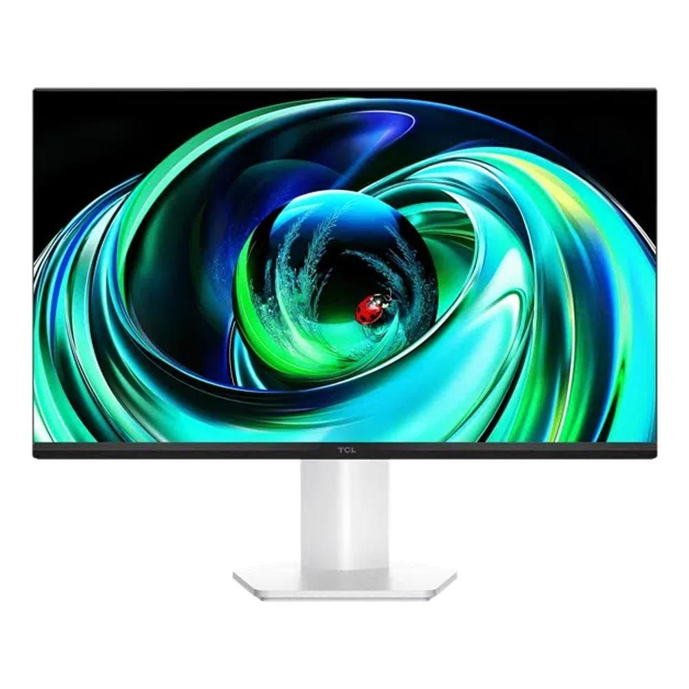TCL Mini LED Monitor 24 Inch, 100Hz Native Refresh Rate, 450nits Peak Brightness, 92%DCI-P3 Wide Color Gamut - White - 24G54