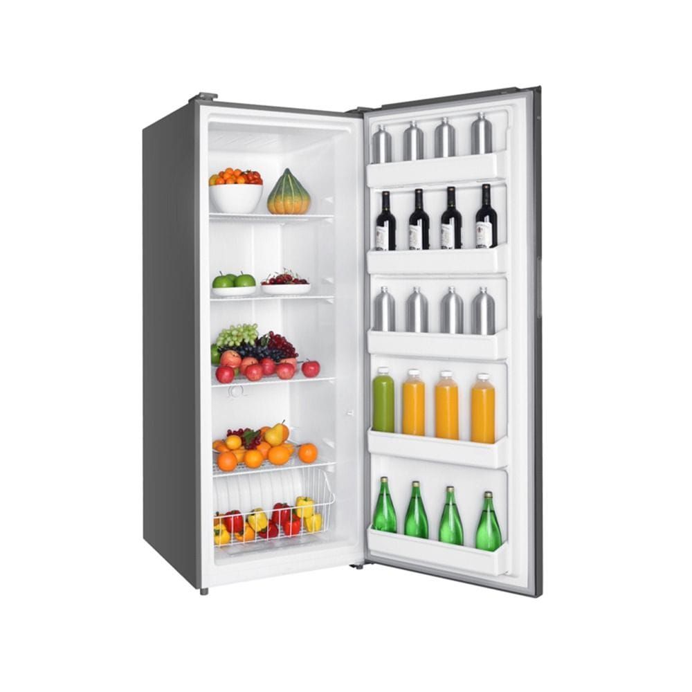 TCL Upright Freezer 660L, Eco-Friendly R600a Refrigerant, Premium Inox Finish, Reliable Cooling Performance - Grey - F663SDN