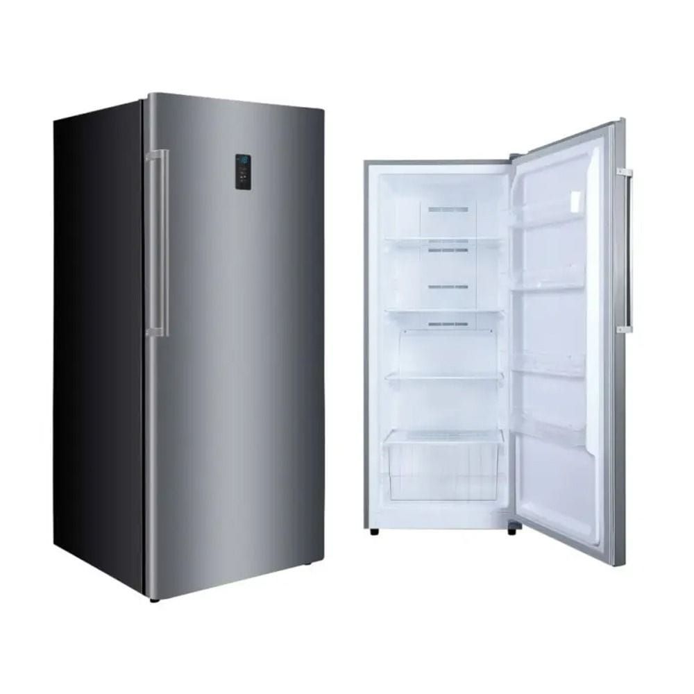 Ignis Convertible Upright Freezer/Refrigerator 480L, Right Opening Handle, Electrical Digital Control System - Dark Gray - FXV625NFX-R
