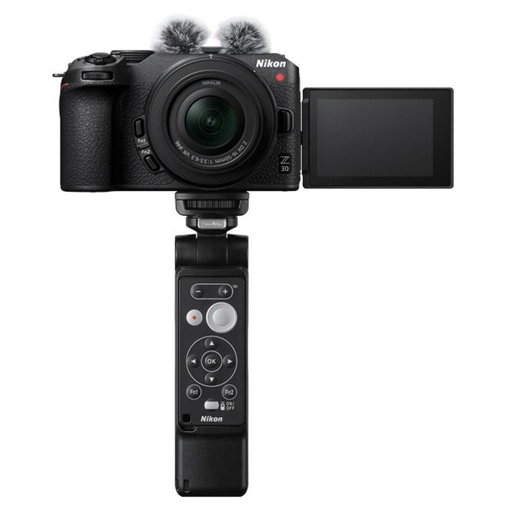Nikon Z30 Vlogger Mirrorless Camera Kit, 20.9MP APS-C, 4K UHD Video, 16-50mm VR Lens, Vari-Angle Touchscreen | Black - 4960759908216