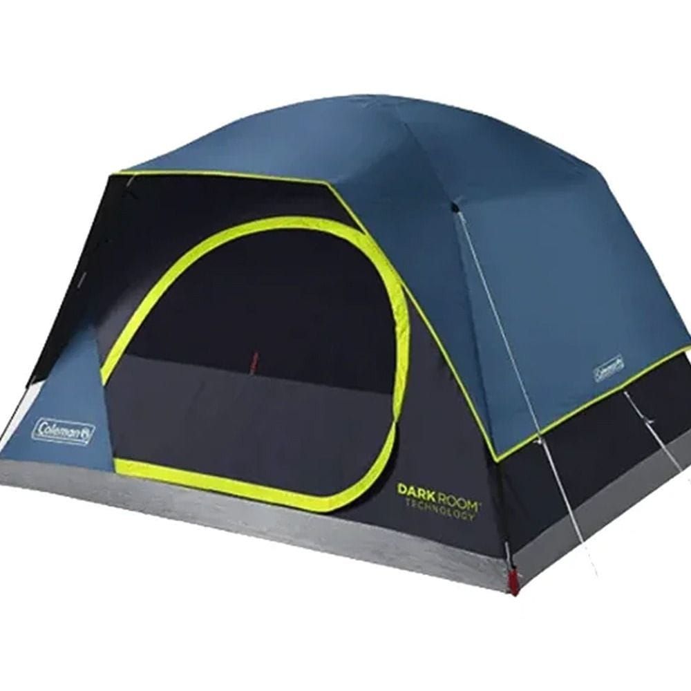 Coleman Skydome Dark Room 8-Person Camping Tent, 3-Season Dome Tent, Dark Room Technology, WeatherTec Waterproof Protection, Quick Setup, Fiberglass Poles