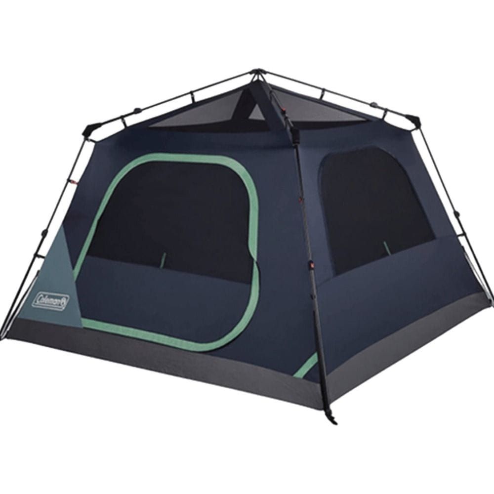 Coleman Skylodge 4-Person Instant Camping Tent, 3-Season Family Tent, Quick Setup, WeatherTec Waterproof Protection, Steel Poles, Portable Carry Bag