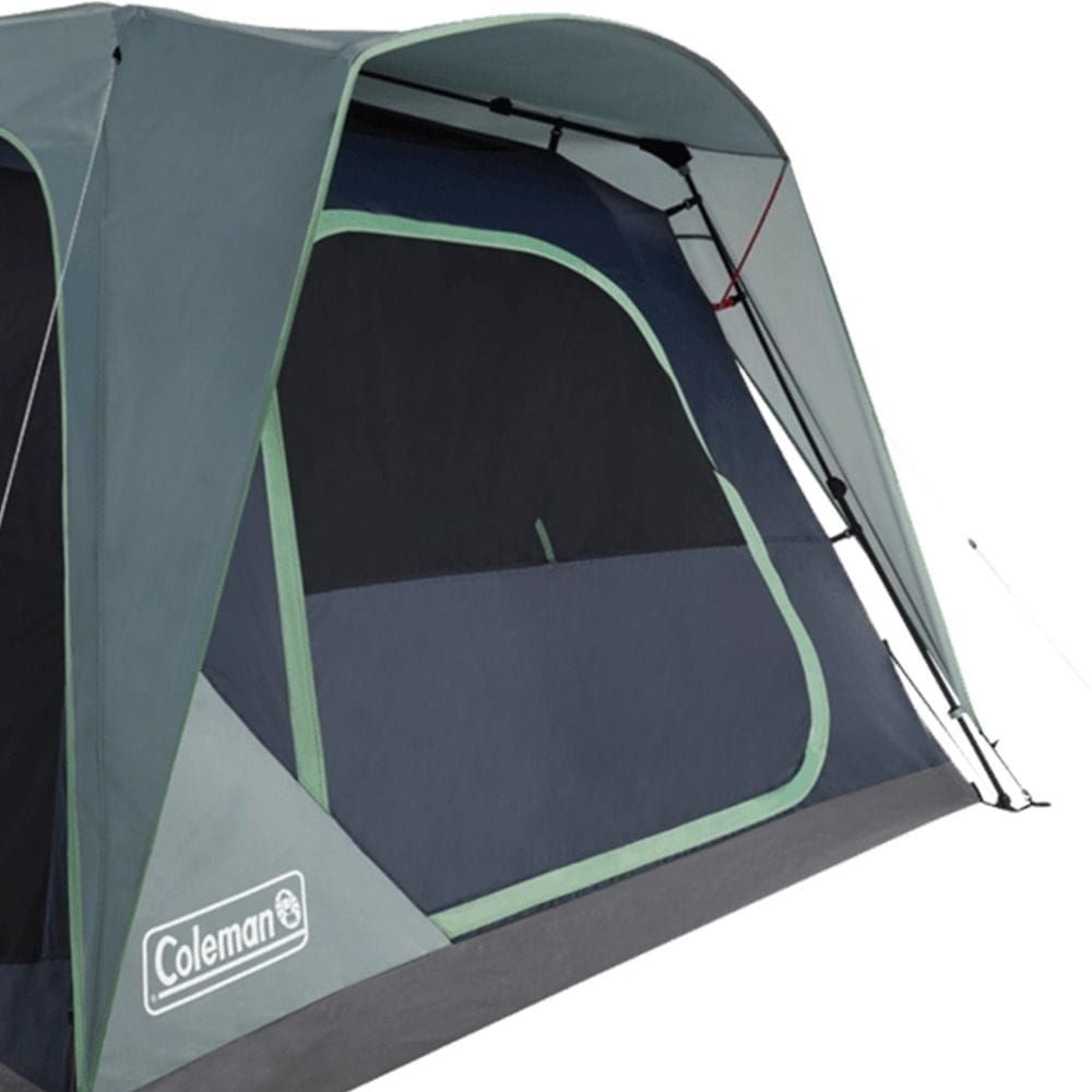 Coleman Skylodge 4-Person Instant Camping Tent, 3-Season Family Tent, Quick Setup, WeatherTec Waterproof Protection, Steel Poles, Portable Carry Bag