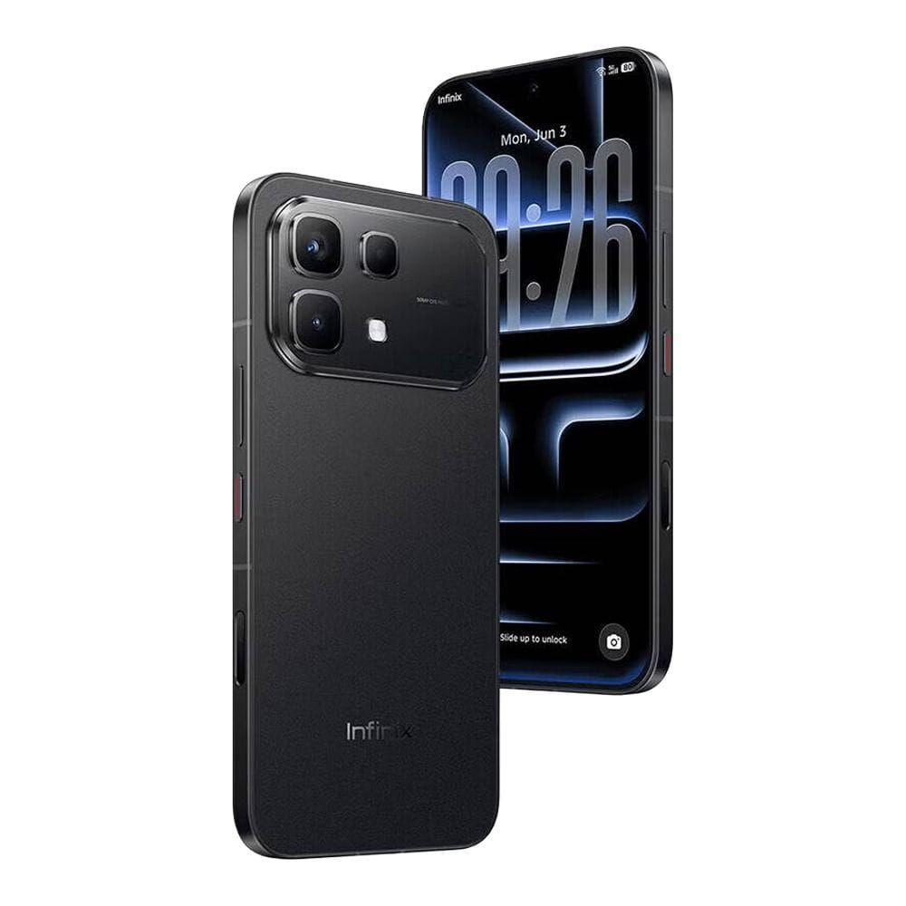 Infinix GT Note 60 5G Smartphone, 8GB RAM, 256GB Storage, 6.78" AMOLED 144Hz Display, 108MP Camera, 6500mAh Battery - Midnight Black | X6879