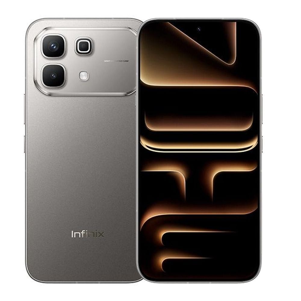 Infinix GT Note 60 5G Smartphone, 8GB RAM, 256GB Storage, 6.78" 1.5K AMOLED 144Hz Display, 50MP OIS Camera, 6500mAh Battery - Mist Titanium | X6879