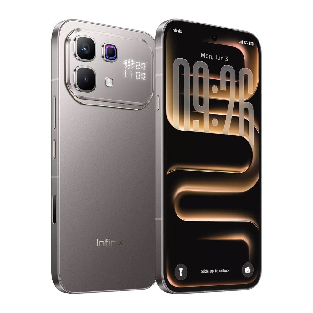 Infinix Note 60 Pro 5G Smartphone, 8GB RAM, 256GB Storage, 6.78" 1.5K AMOLED 144Hz Display, 50MP OIS Camera, 6500mAh Battery - Mist Titanium | X6878