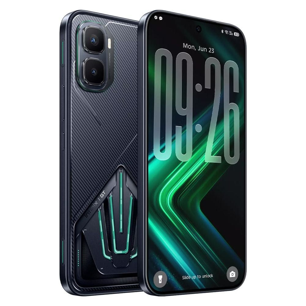 Infinix GT 50 Pro 5G Gaming Smartphone, 12GB RAM, 256GB Storage, 6.78" 1.5K AMOLED 144Hz Display, 50MP OIS Camera, 6500mAh Battery - Black Abyss | X6891