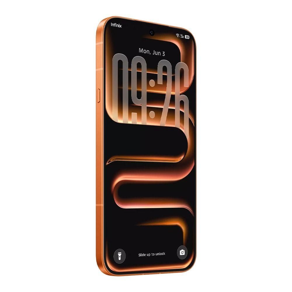 Infinix Note 60 Pro 5G Smartphone, 12GB RAM, 256GB Storage, 6.78" 1.5K AMOLED 144Hz Display, 50MP OIS Camera, 6500mAh Battery - Solar Orange | X6878