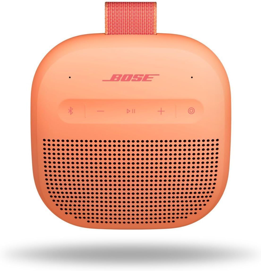 Bose SoundLink Micro Bluetooth Speaker (2nd Gen), Waterproof, Portable, Hi-Fi Sound, 12-Hour Battery Life - Sunset Peach
