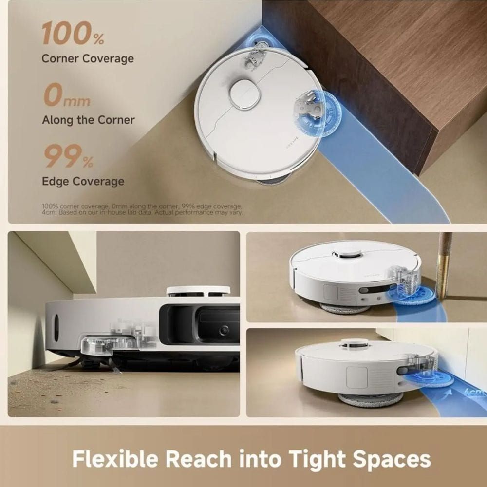 Dreame L50 Ultra Robotic Vacuum Cleaner, 25000Pa Suction, DuoScrub Mopping, Auto-Empty Dock & Smart 3D Navigation | White - RLL53SE