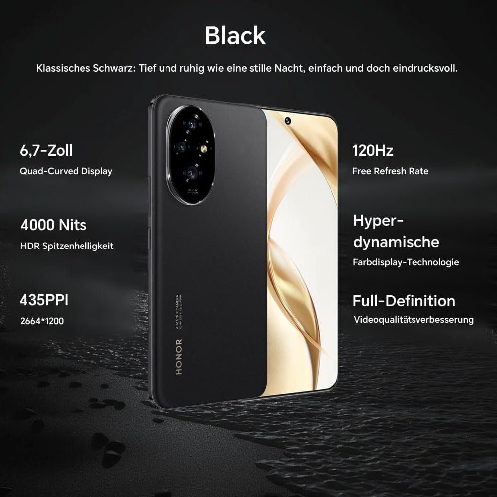 HONOR 200 5G Smartphone - 512GB, 12GB RAM, 50MP Camera|Black