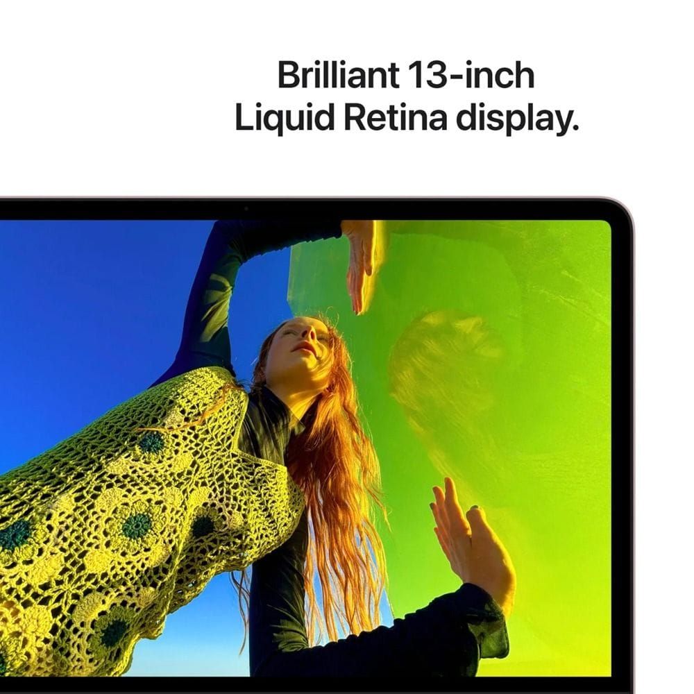 Apple MacBook Neo 13-inch Laptop, A18 Pro Chip, 6-Core CPU & 5-Core GPU, 8GB RAM, 256GB SSD, Arabic/English Keyboard | Blush - MHFH4AB/A