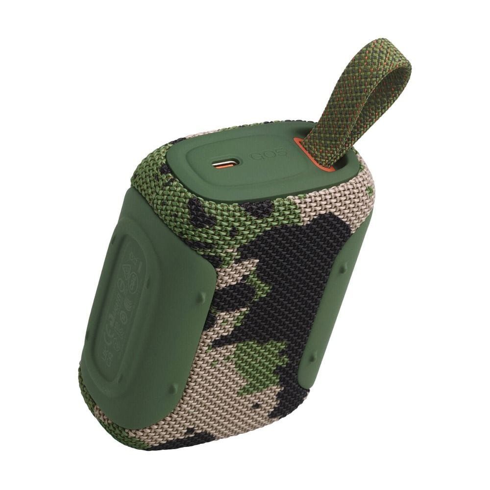 JBL Go 5 Ultra-Portable Bluetooth Speaker, Waterproof & Drop-Proof, 10H Playtime, Ambient Edge Lighting, Auracast | Squad