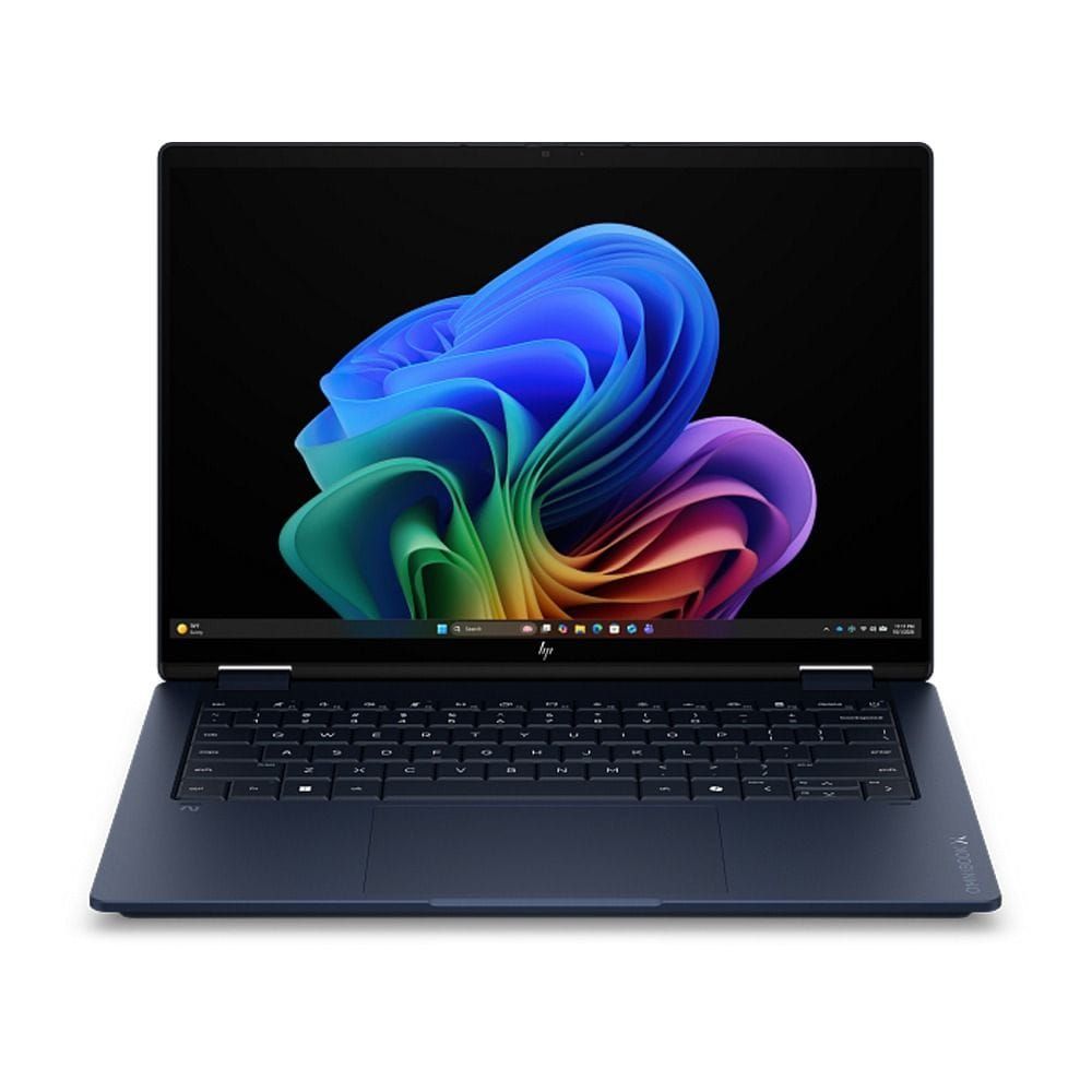 HP OmniBook X Flip 14-inch 2-in-1 AI Laptop, Intel Core Ultra 7 355, 16GB RAM, 1TB SSD, 2K OLED Touchscreen, Windows 11 Home | DX4C0EA