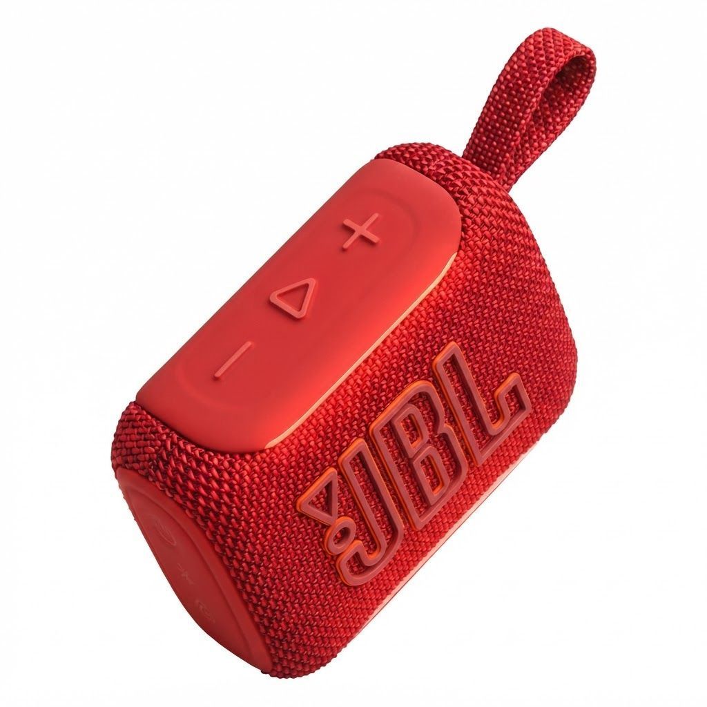 JBL Go 5 Ultra-Portable Bluetooth Speaker - IP68 Waterproof & Dustproof, Ambient Edge Lighting | Red