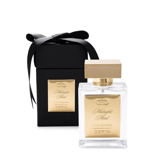 عطر دوفتا ميدنايت مود أو دو بارفان، عطر للجنسين، مقدمة عطرية من البنفسج، قاعدة عطرية من الفلفل الأحمر الحار وزهر البرتقال، قاعدة عطرية من العود وخشب الصندل - 50 مل