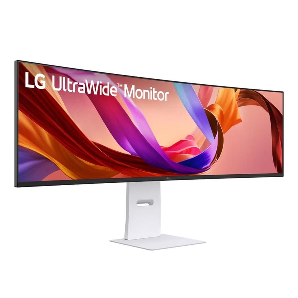 LG 49" UltraWide Curved Dual QHD Nano IPS Monitor, 5120x1440 Display, 144Hz Refresh Rate, USB-C Connectivity | White - 49U950A-W.AMA