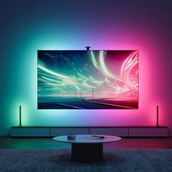 Govee RGBIC TV Light Bars Smart Backlight Kit – App Control, Scene Modes, TV Ambient Lighting for 45-70 Inch TVs | Black – H6046