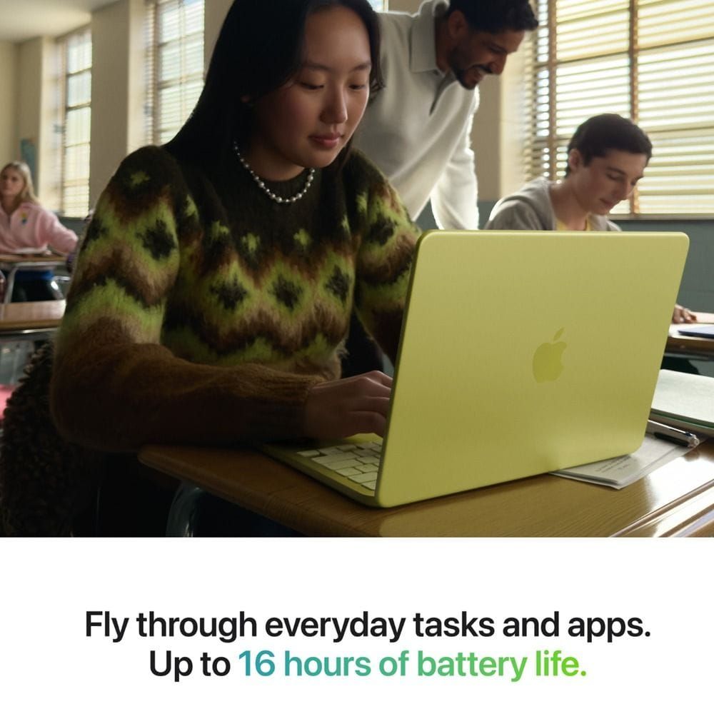 Apple MacBook Neo 13-inch Laptop, A18 Pro Chip, 6-Core CPU & 5-Core GPU, 8GB RAM, 512GB SSD | Blush - MHFJ4AB/A