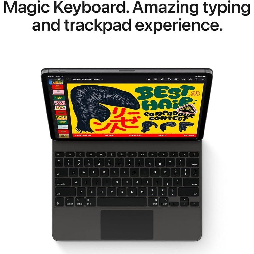 Apple iPad Air 11-inch Wi-Fi + Cellular Tablet, M4 Chip, 128GB Storage, Liquid Retina Display, Apple Intelligence, Touch ID | Starlight - MH7A4AB/A