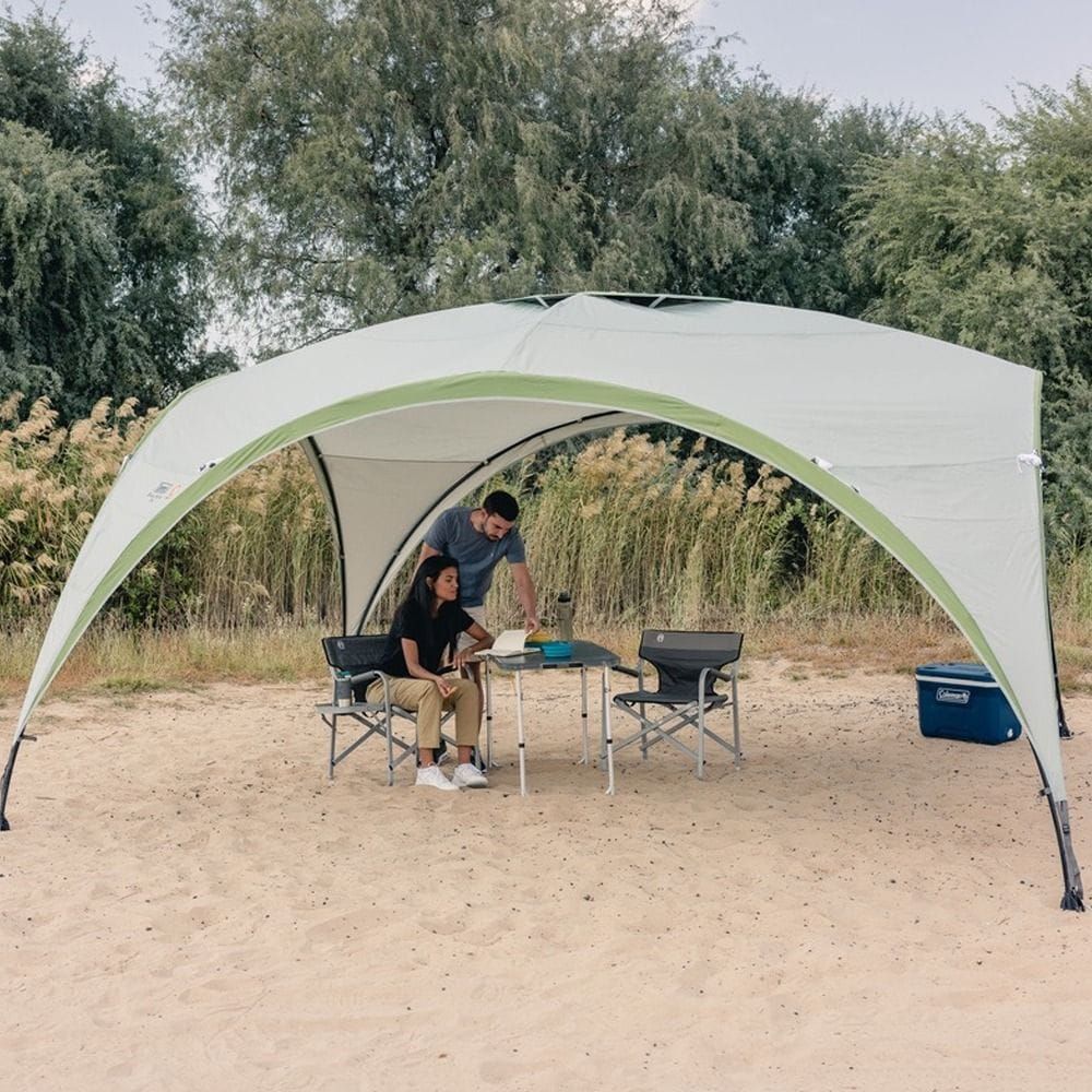 Coleman Event Shelter L Outdoor Canopy Tent, 3.65 x 3.65m, Steel Frame, UVGuard SPF 50, Water Resistant, 13.3m² Coverage