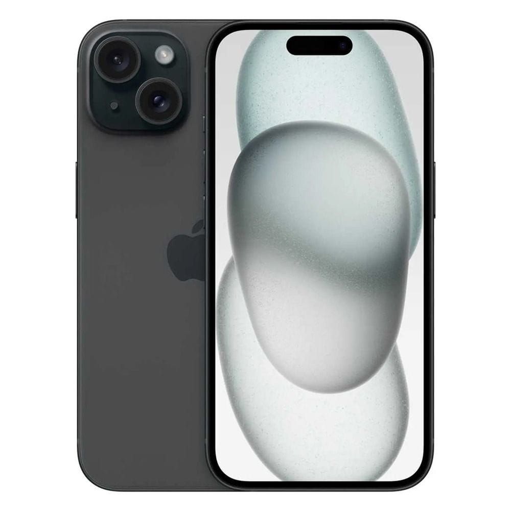 Apple iPhone 15 5G Smartphone, 256GB Storage, 6.1" Super Retina XDR Display, A16 Bionic Chip | Black - MTP63AA/A