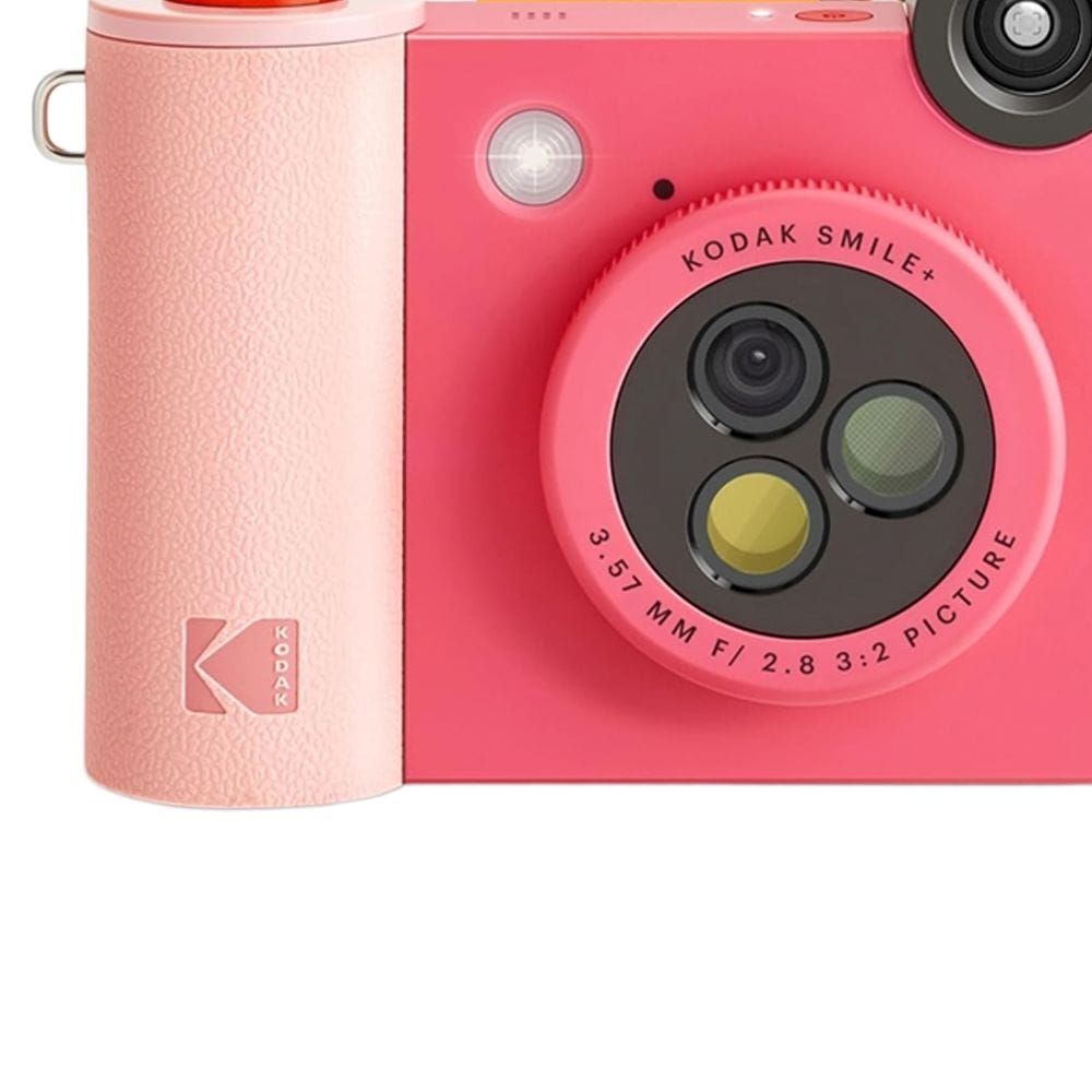 Kodak Smile+ Instant Print Digital Camera, 10MP Camera, 2x3-Inch ZINK Photo Printing, Bluetooth Connectivity & Selfie Mirror | Fuchsia - 843812173063
