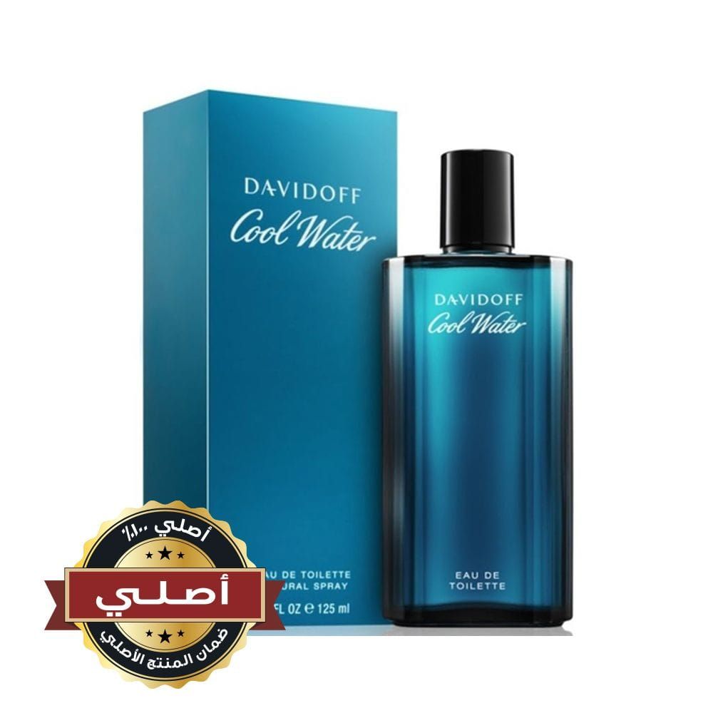 Davidoff Cool Water Eau de Toilette for Men, Fresh Aquatic Aromatic Fragrance with Mint, Lavender, Jasmine & Sandalwood - 125ml