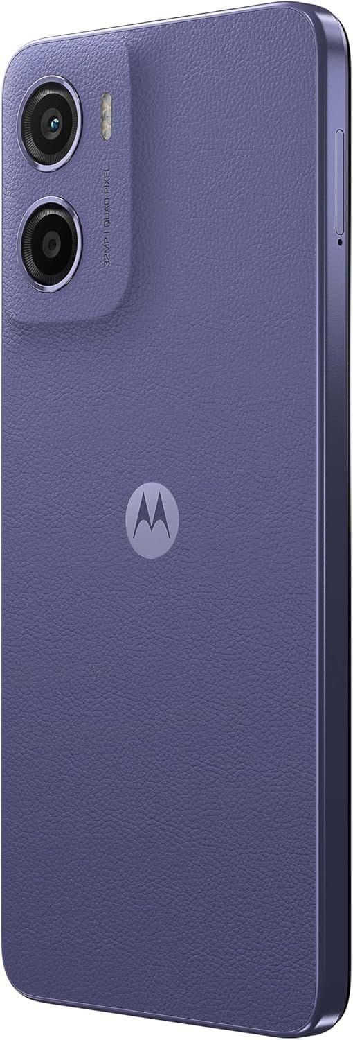 Motorola Moto E15 Dual-SIM 64GB - Unlocked 4G Smartphone in Fresh Lavender-Blue